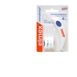 ELMEX INTERDENTAL SCOVOLINO INTERDENTALE 4 MM 6 TESTINE + MANICO - farmanauta.it