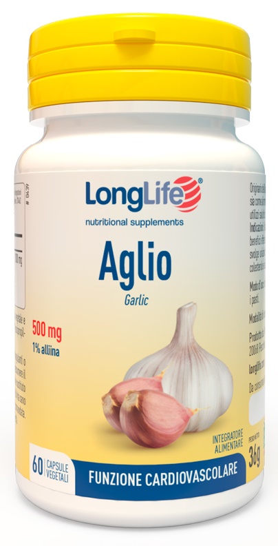 LONGLIFE AGLIO 60 CAPSULE VEGETALI - farmanauta.it
