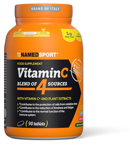VITAMIN C 4 NATURAL BLEND 90 COMPRESSE - farmanauta.it