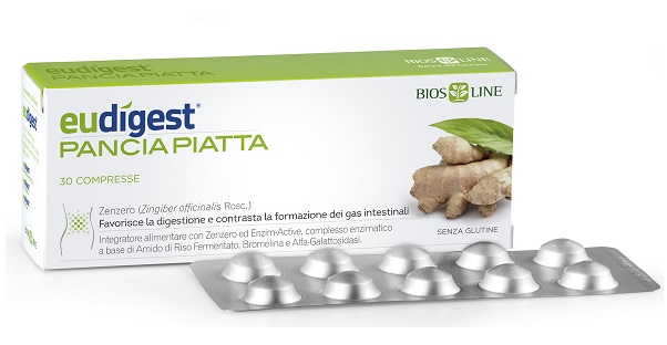 BIOSLINE EUDIGEST PANCIA PIATTA 30 COMPRESSE - farmanauta.it