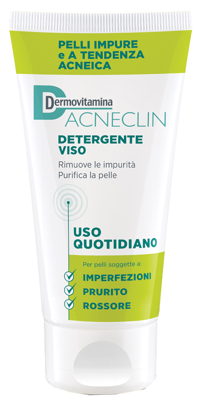 DERMOVITAMINA ACNECLIN DETERGENTE VISO 200 ML - farmanauta.it