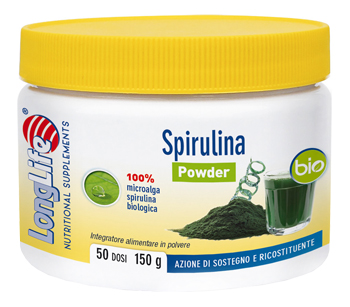 LONGLIFE SPIRULINA BIO 150 G - farmanauta.it