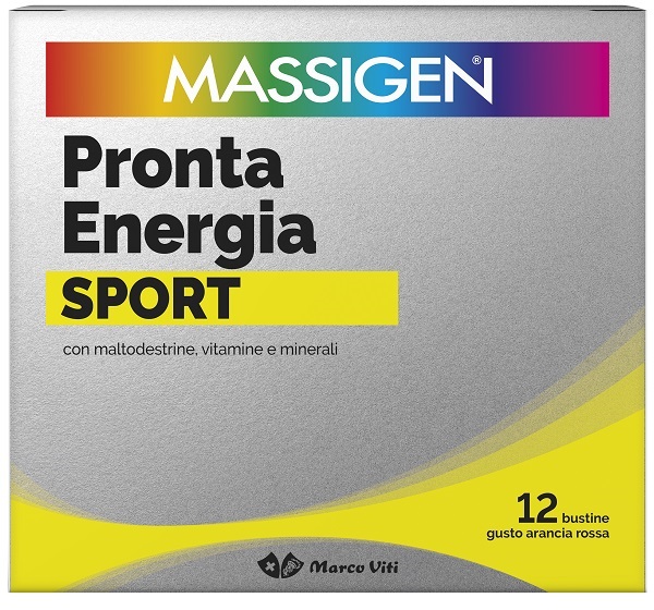 MASSIGEN SPORT PRONTA ENERGIA 12 BUSTINE - farmanauta.it