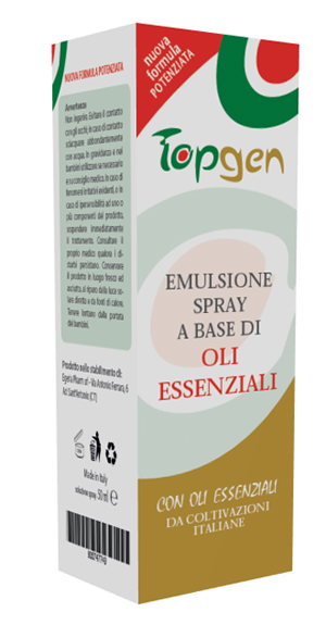 TOPGEN EMULSIONE SPRAY A BASE DI OLI ESSENZIALI 50 ML - farmanauta.it