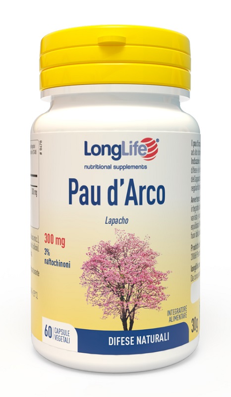 LONGLIFE PAU DARCO 60 CAPSULE VEGETALI - farmanauta.it