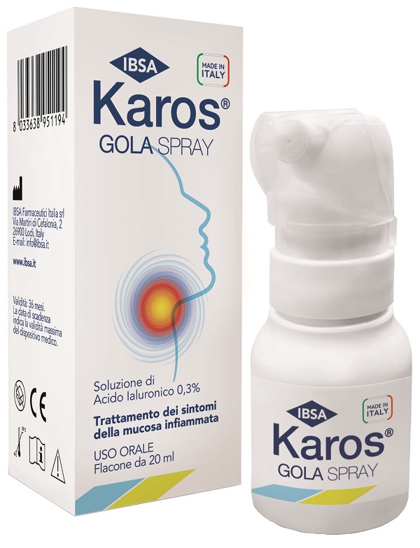 KAROS SPRAY ORALE 0,3% 20 ML - farmanauta.it