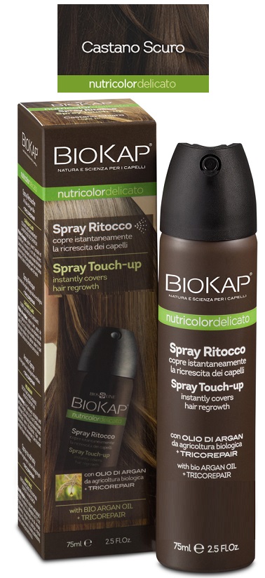 BIOS LINE BIOKAP NUTRIDEL SPRAY RITOCCO CASTANO SCURO 75 ML - farmanauta.it