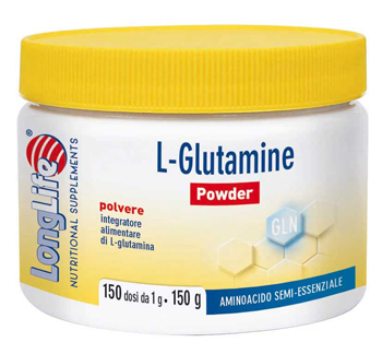 LONGLIFE L-GLUTAMINE POWDER 150 G - farmanauta.it