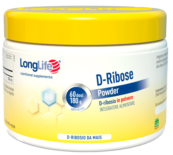 LONGLIFE D-RIBOSE POWDER 180 G - farmanauta.it