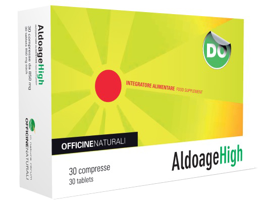 ALDOAGE HIGH 30 COMPRESSE 850 MG - farmanauta.it