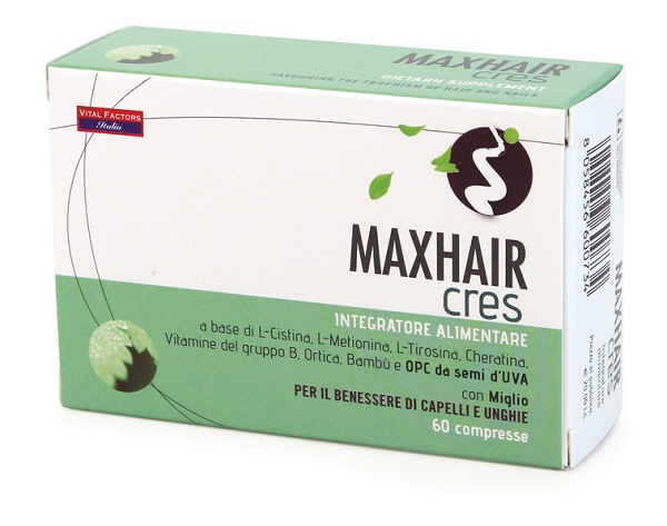 MAX HAIR CRES 60 COMPRESSE - farmanauta.it