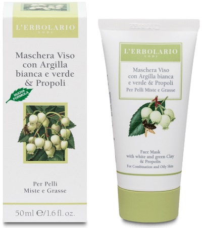 MASCHERA VISO ARGILLA E PROPOLI 50 ML - farmanauta.it