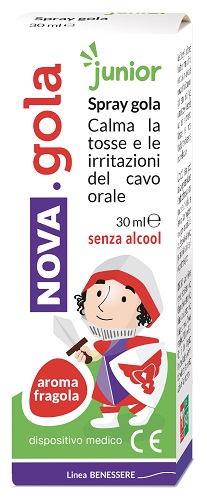NOVA GOLA SPRAY JUNIOR FRAGOLA 30 ML - farmanauta.it