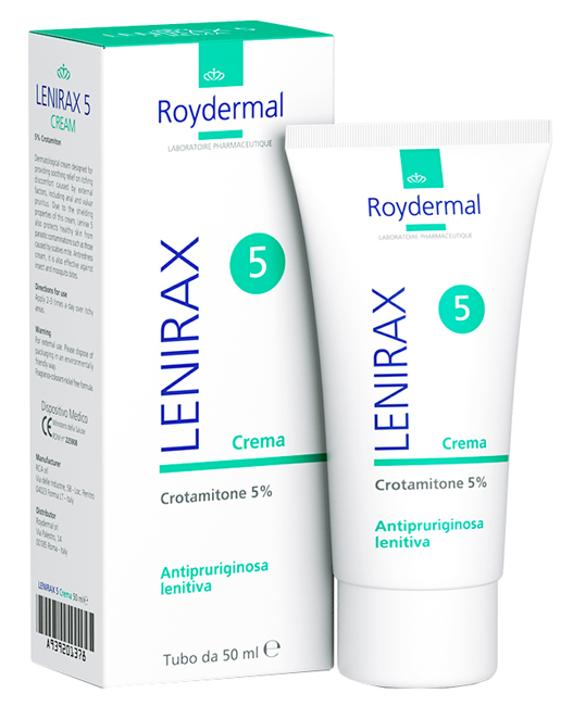 LENIRAX 5 CREMA DERMATOLOGICA CROTAMITONE 5% 50 ML - farmanauta.it
