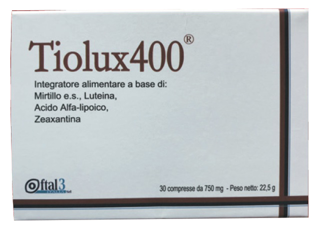 TIOLUX 400 30 COMPRESSE - farmanauta.it