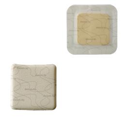 MEDICAZIONE BIATAIN IN SCHIUMA DI POLIURETANO A RILASCIO DI ARGENTO CON BORDO ADESIVO 12,5X12,5 CM 5 PEZZI - farmanauta.it