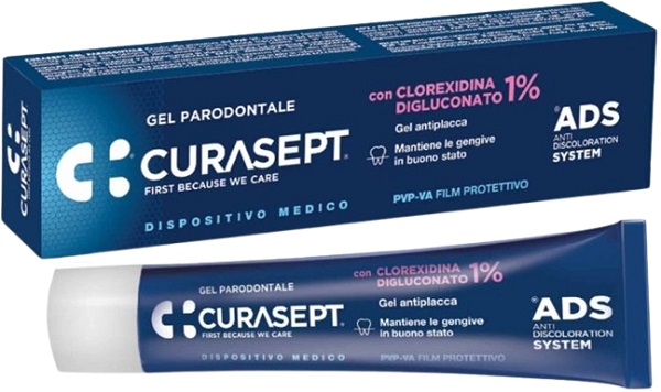 CURASEPT ADS GEL PARODONTALE CLOREXIDINA DIGLUCONATO 1% 30 ML - farmanauta.it