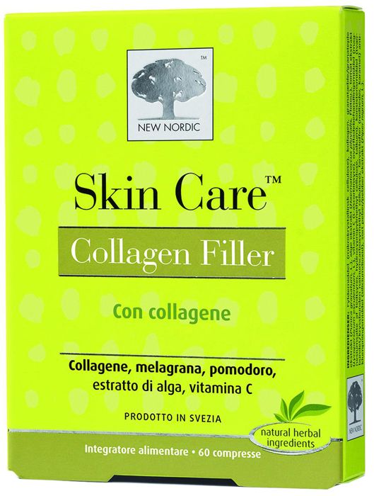 SKIN CARE COLLAGEN FILLER 60 COMPRESSE - farmanauta.it