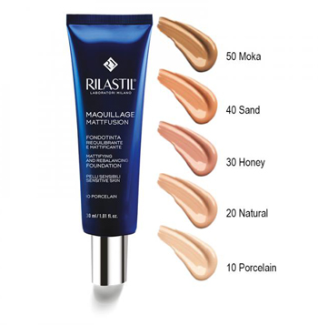 RILASTIL MAQUILLAGE FONDOTINTA RIEQUILIBRANTE MATTIFIANT 20 30 ML - farmanauta.it