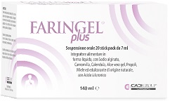 FARINGEL PLUS 20 STICK PACK 7 ML - farmanauta.it