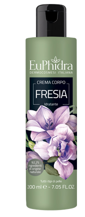 EUPHIDRA CREMA CORPO IDRATANTE FRESIA IN FLACONE CON ETICHETTA - farmanauta.it