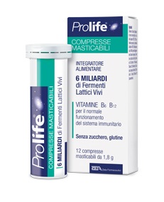 PROLIFE COMPRESSE MASTICABILI INTEGRATORE ALIMENTARE IN TUBETTO CON ASTUCCIO - farmanauta.it