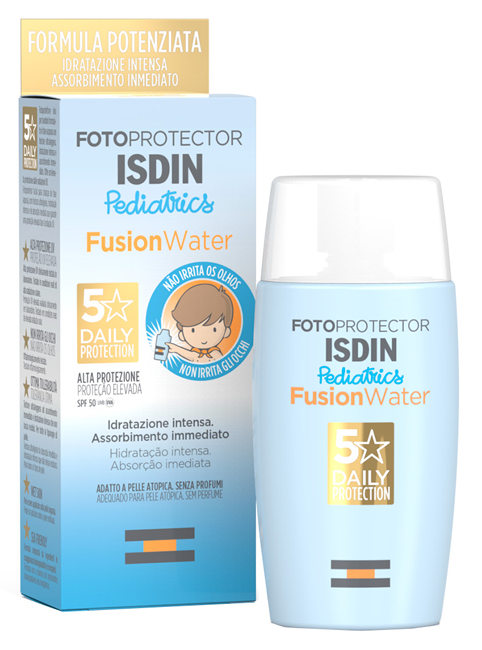 FOTOPROTECTOR PEDIATRICS FUSION WATER SPF50 - farmanauta.it