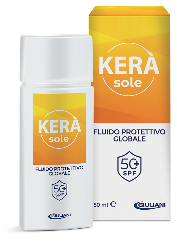 KERA' SOLE FLUIDO PROTETTIVO GLOBALE SPF 50+ 50 ML - farmanauta.it