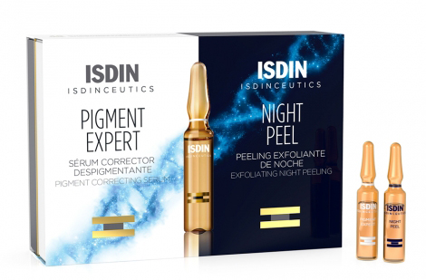 ISDINCEUTICS ROUTINE ANTIMACCHIE ISDINCEUTICS PIGMENT EXPERT 10 FIALE GIORNO + ISDINCEUTICS NIGHT PEEL 10 FIALE NOTTE - farmanauta.it