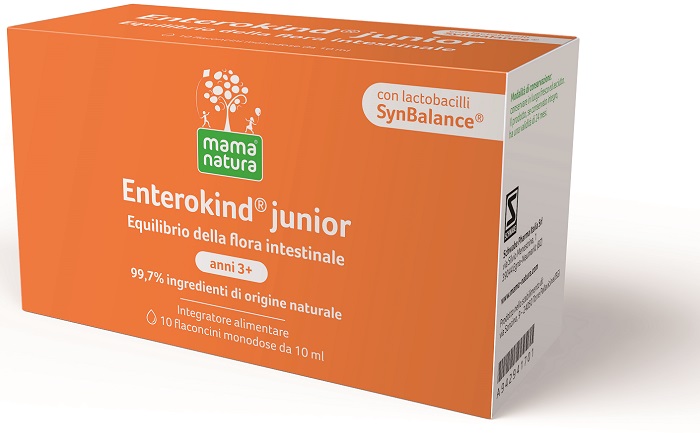 MAMA NATURA ENTEROKIND JUNIOR 10 FLACONCINI 10 ML - farmanauta.it