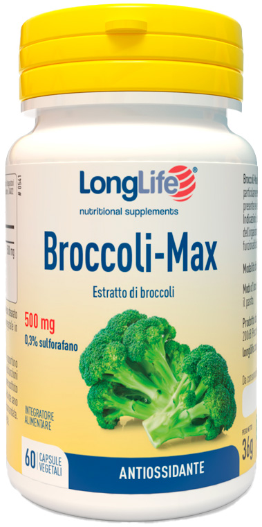 LONGLIFE BROCCOLI MAX 60 CAPSULE - farmanauta.it
