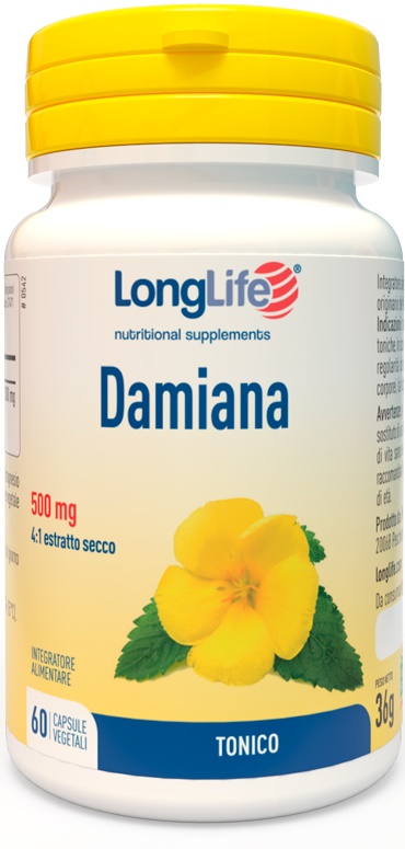 LONGLIFE DAMIANA 60 CAPSULE - farmanauta.it