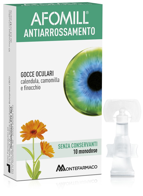 AFOMILL ANTIARROSSAMENTO SENZA CONSERVANTI 10 FIALE DA 0,5 ML - farmanauta.it