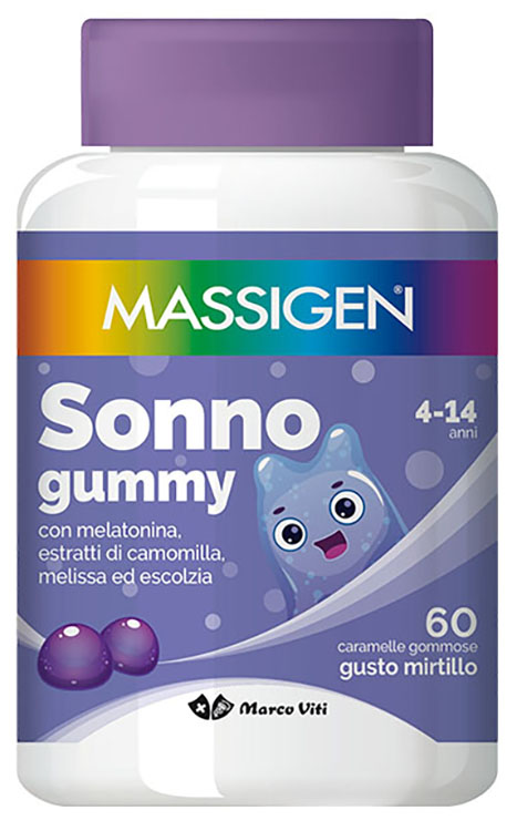 MASSIGEN SONNO GUMMY 60 CARAMELLE - farmanauta.it