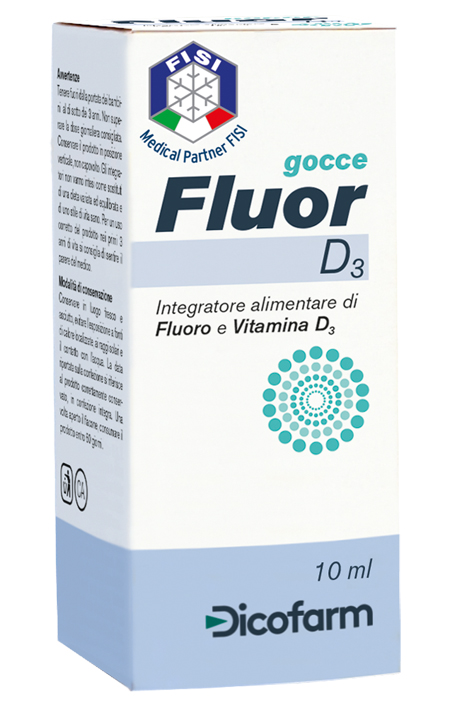 FLUOR D3 GOCCE 10 ML - farmanauta.it