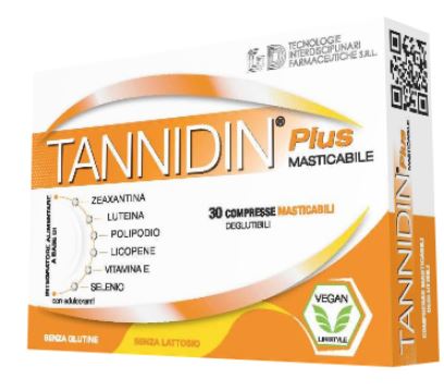 TANNIDIN PLUS 30 COMPRESSE MASTICABILI - farmanauta.it