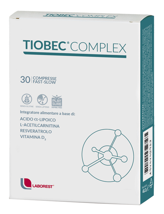 TIOBEC COMPLEX 30 COMPRESSE FAST SLOW - farmanauta.it