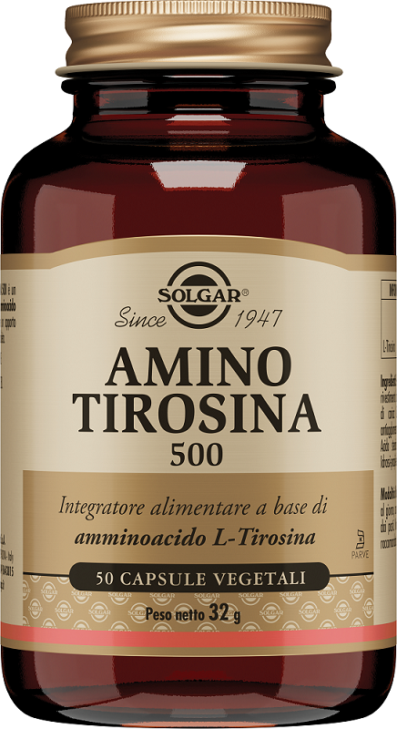AMINO TIROSINA 500 50 CAPSULE VEGETALI - farmanauta.it