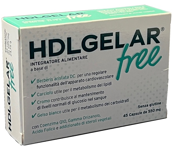 HDLGELAR FREE 45 CAPSULE DA 550 MG - farmanauta.it