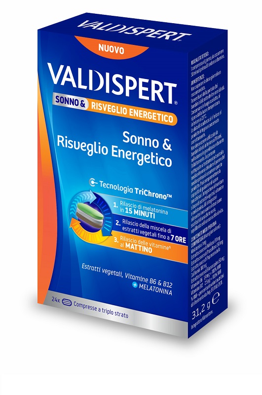 VALDISPERT SONNO & RISVEGLIO ENERGETICO 24 COMPRESSE - farmanauta.it