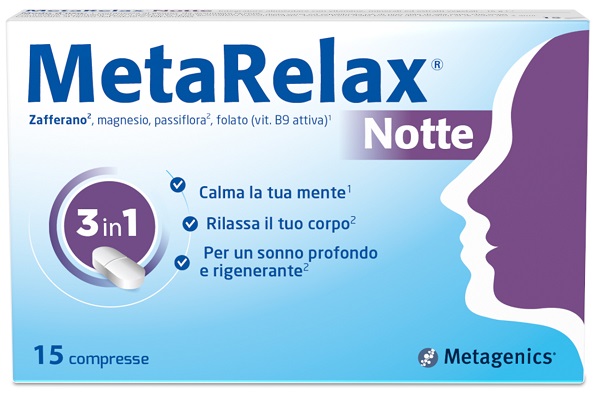 METARELAX NOTTE 15 COMPRESSE - farmanauta.it