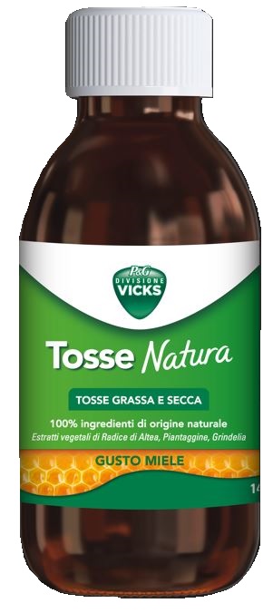 VICKS TOSSE NATURA TOSSE GRASSA E SECCA GUSTO MIELE 140 ML - farmanauta.it