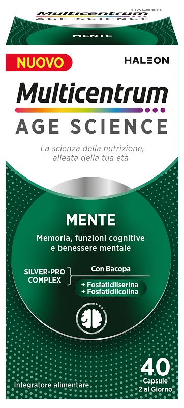 MULTICENTRUM AGE SCIENCE MENTE 40 CAPSULE - farmanauta.it