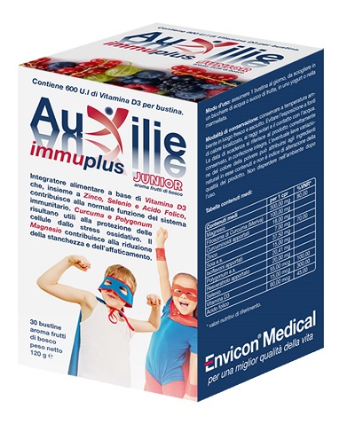 AUXILIE IMMUPLUS JUNIOR SOLUBILE 30 STICK PACK - farmanauta.it