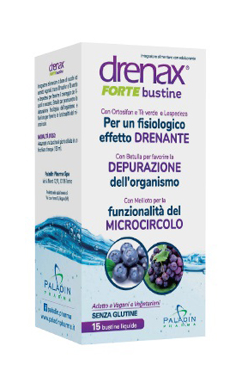 DRENAX FORTE MIRTILLO E UVA 15 BUSTINE - farmanauta.it