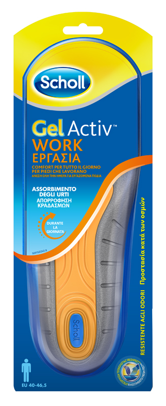SCHOLL GEL ACTIV WORK UOMO - farmanauta.it