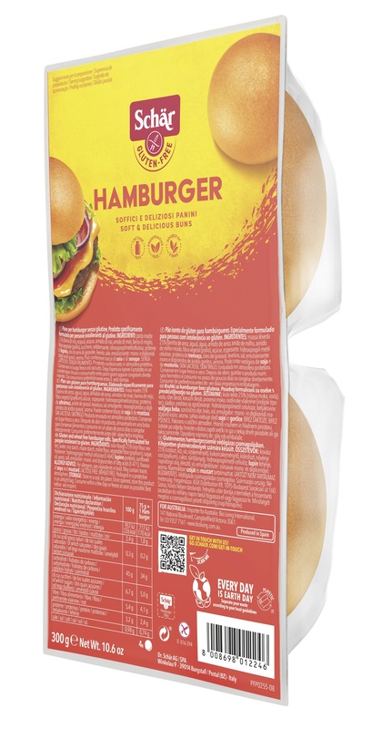 SCHAR PANINI HAMBURGER 4X75G - farmanauta.it