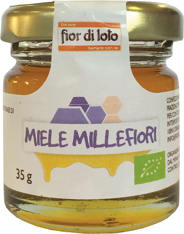 FIOR DI LOTO MINI MIELE DI MILLEFIORI BIO 35 G - farmanauta.it