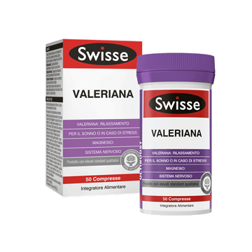SWISSE VALERIANA 50 COMPRESSE - farmanauta.it