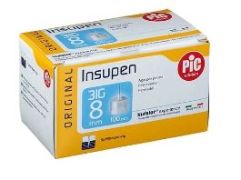 AGO PER PENNA DA INSULINA THINPEN 31 GAUGE 8 MM 100 PEZZI - farmanauta.it